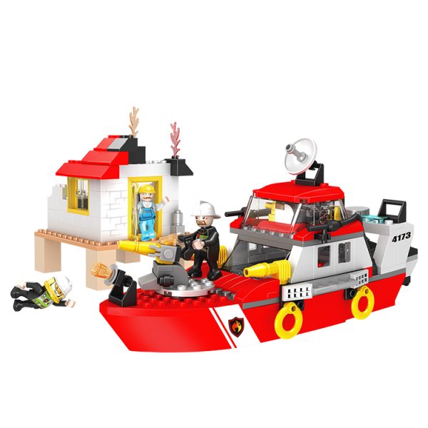 Block Toy Building Block Ship Kid Build Block Educational Toy Building Block-3