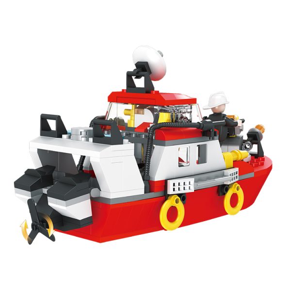 Block Toy Building Block Ship Kid Build Block Educational Toy Building Block-4