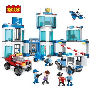 Building Blocks Plastic Building Blocks Set For Kids Toy Brick Station For Fire Station-1