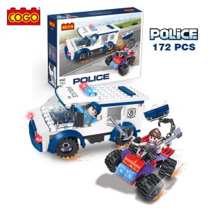 Diy City Police Building Blocks Toys For Boys-1