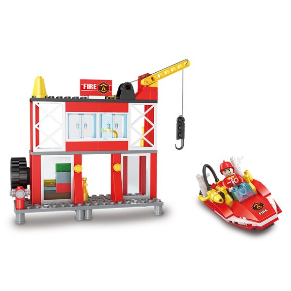 Fire Station Block Set-2