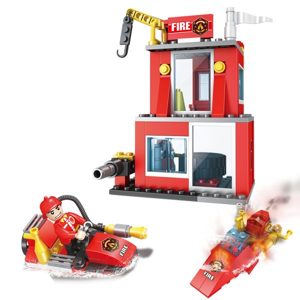 Fire Station Block Set-6