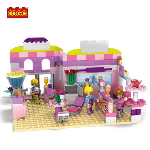 Modern City Shopping Play Set Educational Bricks Toys For Kids-1