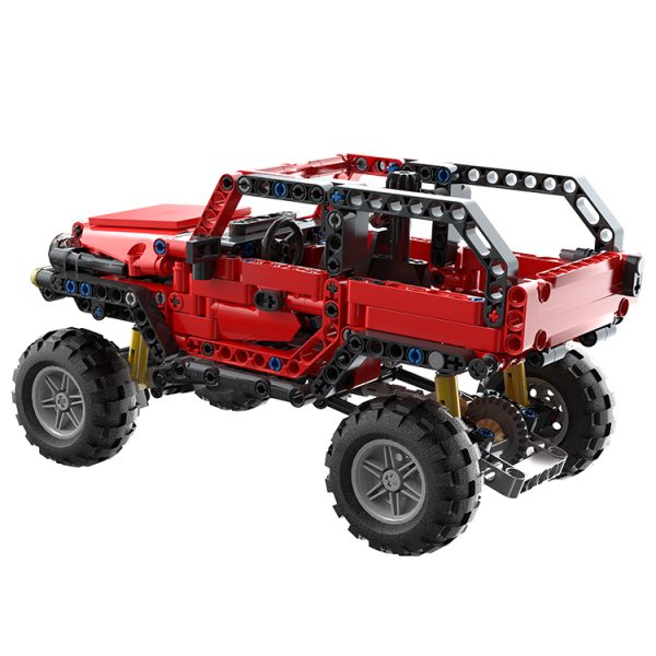 Plastic Building Blocks Abs Blocks Kid Toy Car Technic Cross County Vehicle-2