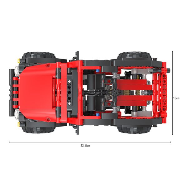 Plastic Building Blocks Abs Blocks Kid Toy Car Technic Cross County Vehicle-3