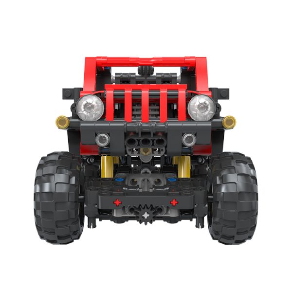 Plastic Building Blocks Abs Blocks Kid Toy Car Technic Cross County Vehicle-5