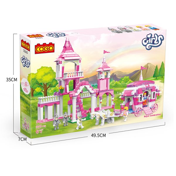 Princess Castle Bricks Toy-6
