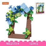 COGO Flower Art Frame Botanical Building Block Toy Set 2173 product view 11