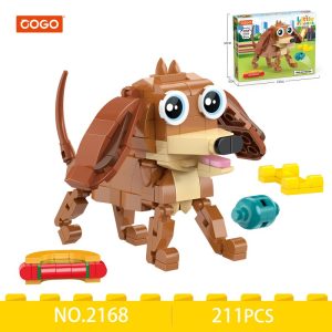 Little Sausage Dog Building Block Toy Set Custom 2168