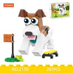 The Joyful Dog Pet Friends Building Block Toy Set